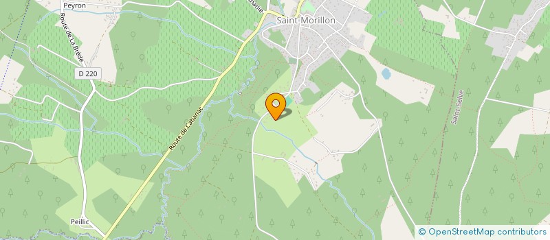 localisation de l'entreprise MONSIEUR MAURO COUTO FAUSTINO  SAINT-MORILLON