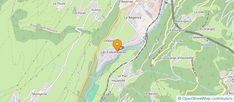 localisation de l'entreprise MONSIEUR MAURO DE SOUSA MARTINS  BOURG-SAINT-MAURICE