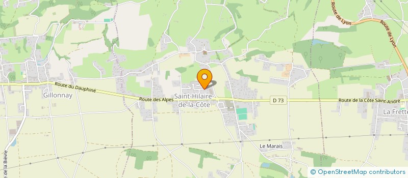 localisation de l'entreprise MONSIEUR MAURO GRILLO  SAINT-HILAIRE-DE-LA-COTE