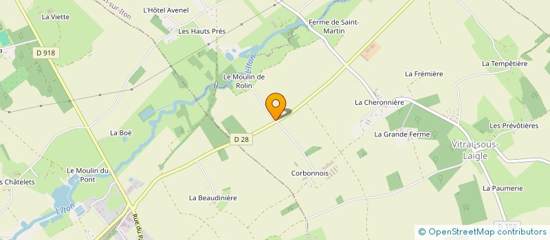 localisation de l'entreprise MONSIEUR MAURO LECCA à VITRAI-SOUS-LAIGLE