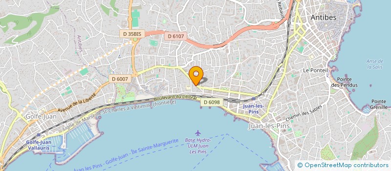 localisation de l'entreprise MONSIEUR MAURO MARIOTTI  ANTIBES