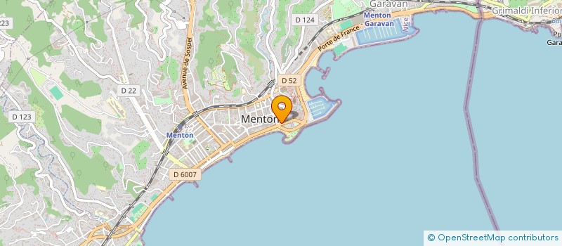 localisation de l'entreprise MONSIEUR MAURO RAIMONDO à MENTON