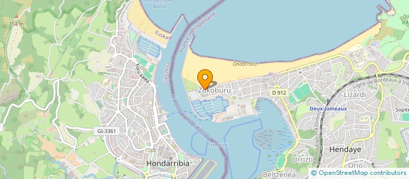 localisation de l'entreprise MONSIEUR MAURO SCACCIANOCE  HENDAYE