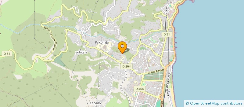 localisation de l'entreprise MONSIEUR MAURO TADDEI à BASTIA