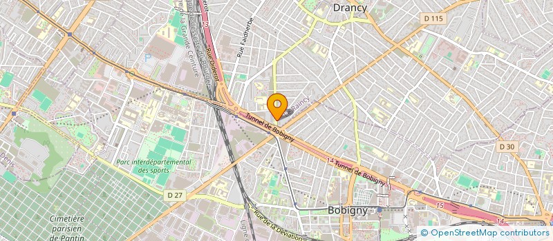 localisation de l'entreprise MONSIEUR MAURY GBANE à DRANCY