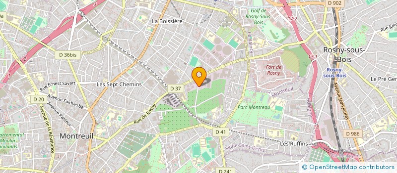 localisation de l'entreprise MONSIEUR MAUSSION VINCENT à MONTREUIL