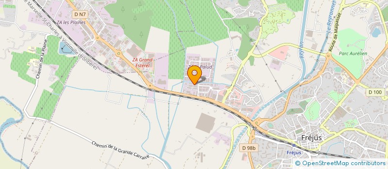 localisation de l'entreprise MONSIEUR MAVERICK BESSELIEVRE à FREJUS