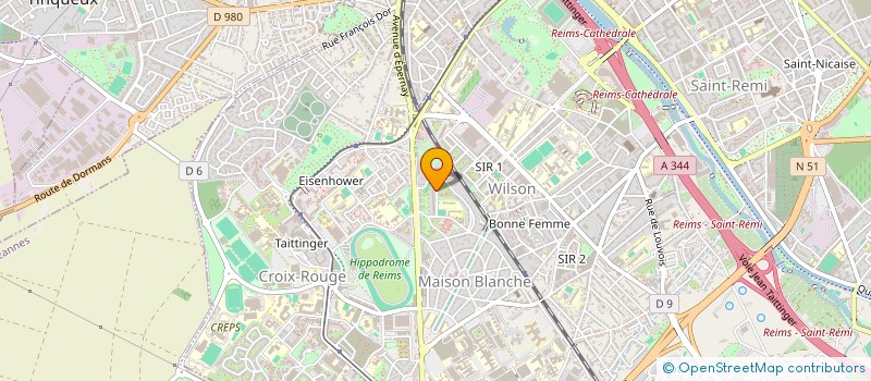 localisation de l'entreprise MONSIEUR MAVERICK CLICHE  REIMS