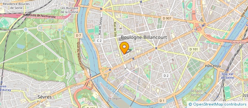 localisation de l'entreprise MONSIEUR MAVERICK DEBUT à BOULOGNE-BILLANCOURT