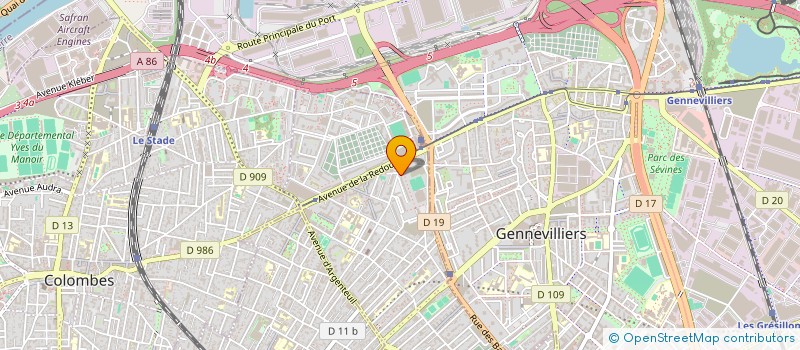 localisation de l'entreprise MONSIEUR MAVERICK TAKU à ASNIERES-SUR-SEINE