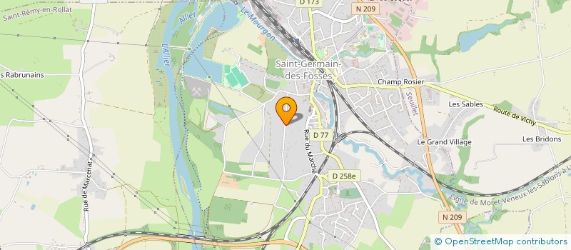 localisation de l'entreprise MONSIEUR MAVERICK TOUTAIN  SAINT-GERMAIN-DES-FOSSES