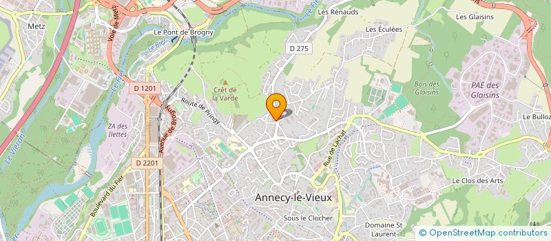 localisation de l'entreprise MONSIEUR MAVRICK BESSON à ANNECY