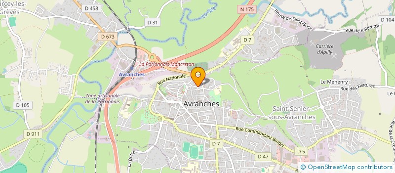 localisation de l'entreprise MONSIEUR MAVRYCK WEISS  AVRANCHES