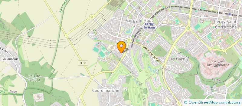 localisation de l'entreprise MONSIEUR MAVUILA MUANZA  CERGY