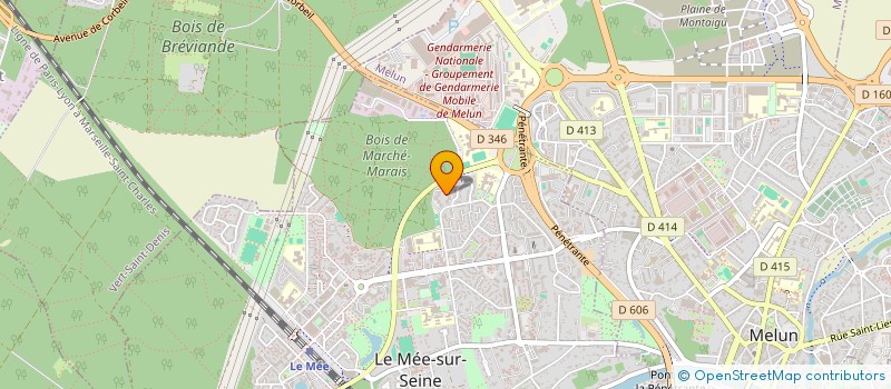 localisation de l'entreprise MONSIEUR MAWETE MANTUILA  LE MEE-SUR-SEINE