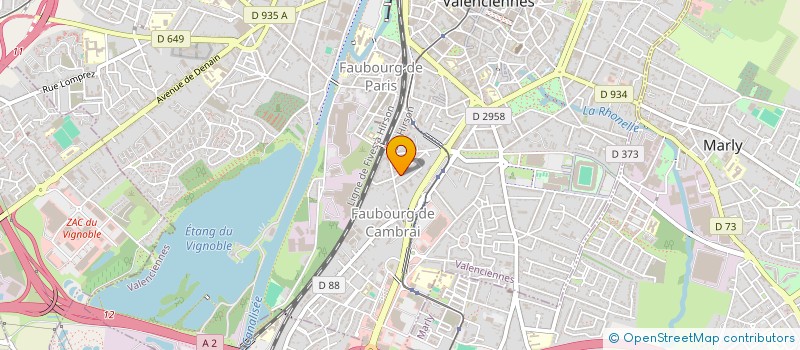 localisation de l'entreprise MONSIEUR MAWLOUD BENADOUDA à VALENCIENNES