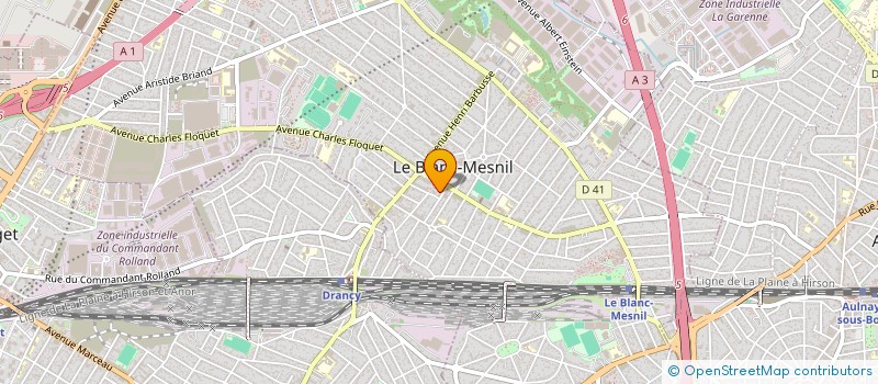 localisation de l'entreprise MONSIEUR MAWLOUD BENJADI à LE BLANC-MESNIL