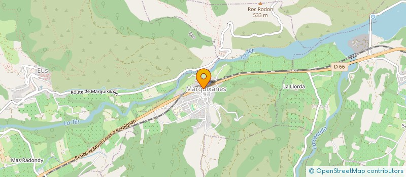 localisation de l'entreprise MONSIEUR MAWLOUD BENSAAD  MARQUIXANES