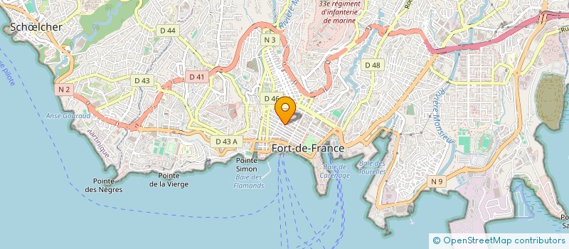 localisation de l'entreprise MONSIEUR MAWUENA BAMBOUX  FORT-DE-FRANCE