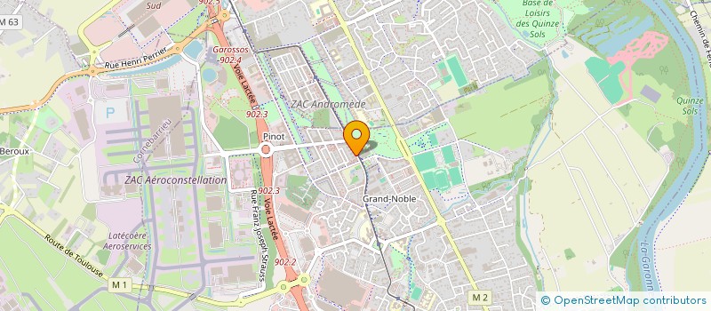 localisation de l'entreprise MONSIEUR MAWUTONDJI DEKOUN à BLAGNAC