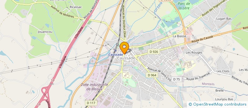 localisation de l'entreprise MONSIEUR MAX ACURCIO  CAUSSADE