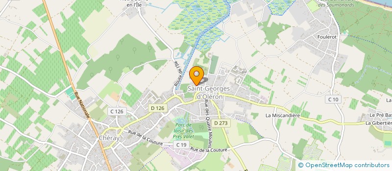 localisation de l'entreprise MONSIEUR MAX AUBAIN à SAINT-GEORGES-D'OLERON