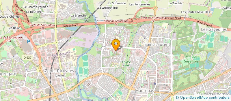 localisation de l'entreprise MONSIEUR MAX AURELIEN MOUANZA MFOUNA  RENNES