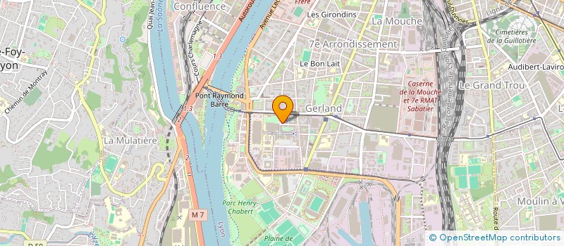 localisation de l'entreprise MONSIEUR MAX BADARD  LYON