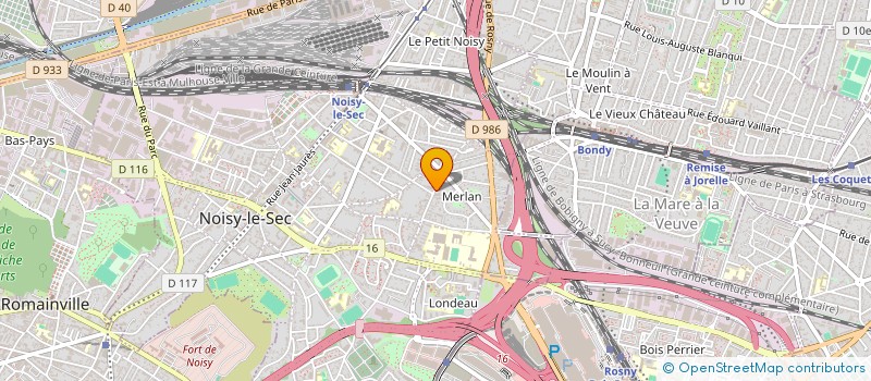 localisation de l'entreprise MONSIEUR MAX BADJI à NOISY-LE-SEC