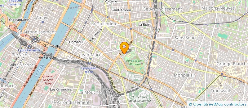 localisation de l'entreprise MONSIEUR MAX BARBONI  LYON