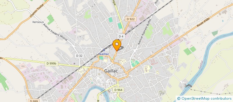 localisation de l'entreprise MONSIEUR MAX BARRAU  GAILLAC