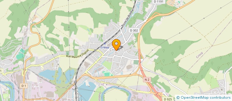 localisation de l'entreprise MONSIEUR MAX BEAUFORT  NANTEUIL-LA-FOSSE