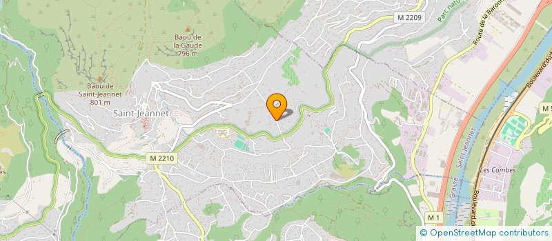 localisation de l'entreprise MONSIEUR MAX BERNARDI  SAINT-JEANNET