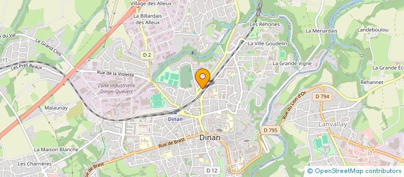 localisation de l'entreprise MONSIEUR MAX BERTHET  DINAN