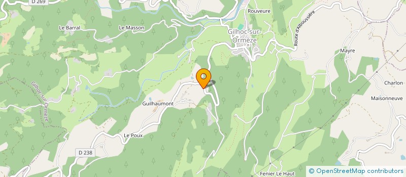 localisation de l'entreprise MONSIEUR MAX BLANC  GILHOC-SUR-ORMEZE