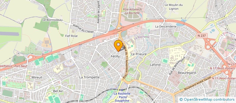 localisation de l'entreprise MONSIEUR MAX BOISROBERT à LA ROCHELLE