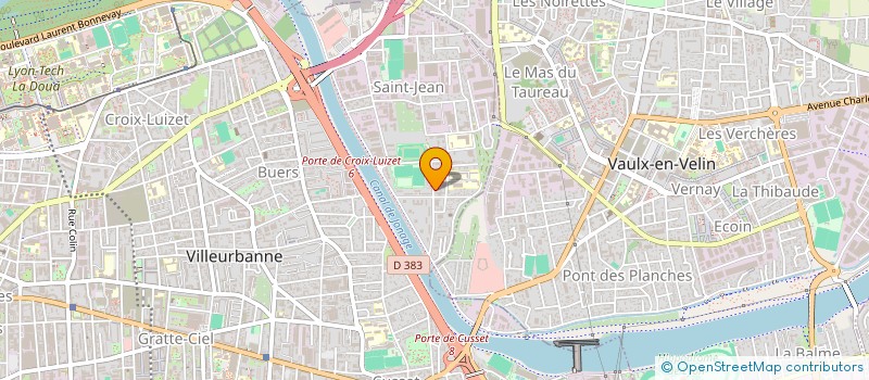 localisation de l'entreprise MONSIEUR MAX BONHOMME  VAULX-EN-VELIN