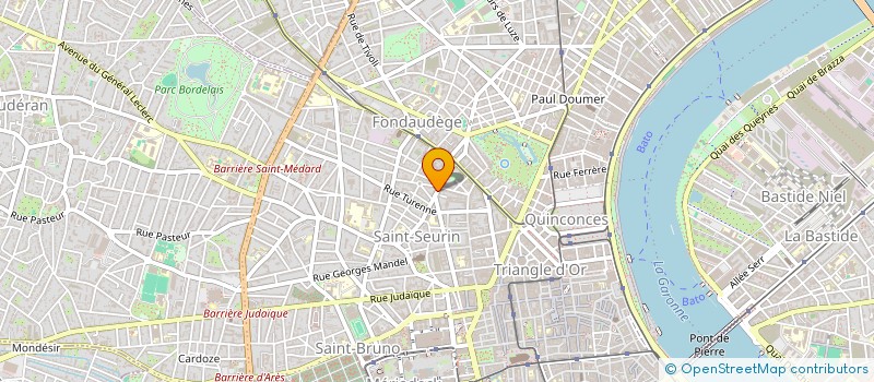 localisation de l'entreprise MONSIEUR MAX BOUAKNIN  BORDEAUX