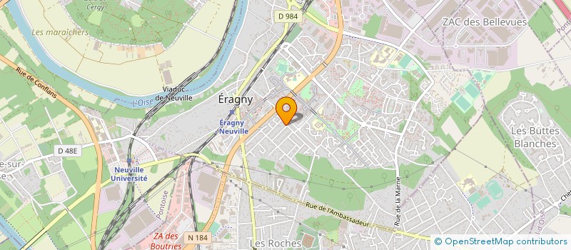 localisation de l'entreprise MONSIEUR MAX BOUCAUD  ERAGNY