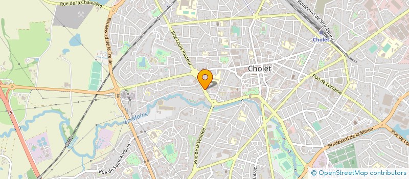 localisation de l'entreprise MONSIEUR MAX BOUCHERON à CHOLET