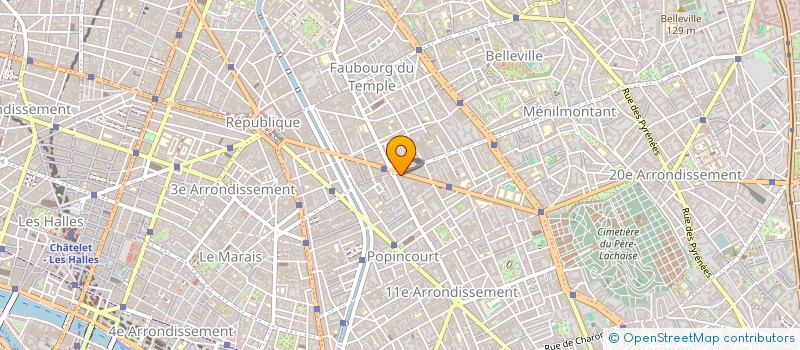 localisation de l'entreprise MONSIEUR MAX BOURGEAIS  PARIS