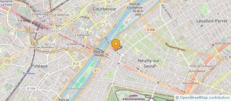 localisation de l'entreprise MONSIEUR MAX BOUSBIB à NEUILLY-SUR-SEINE