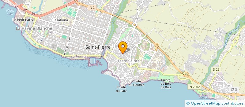 localisation de l'entreprise MONSIEUR MAX BOYER à SAINT-PIERRE