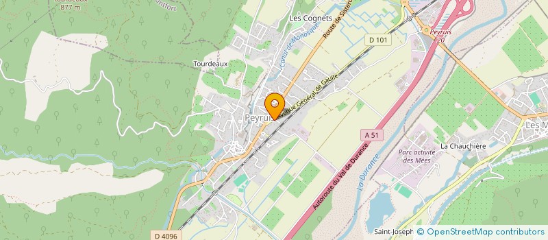 localisation de l'entreprise MONSIEUR MAX CALVI à PEYRUIS