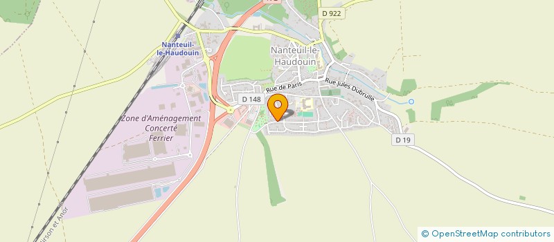 localisation de l'entreprise MONSIEUR MAX CAMAN  NANTEUIL-LE-HAUDOUIN