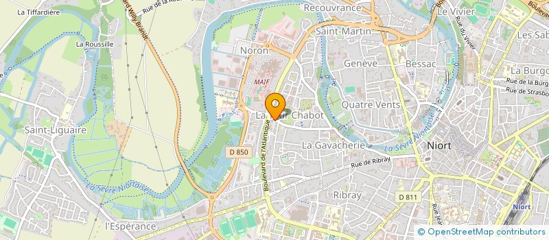 localisation de l'entreprise MONSIEUR MAX CAMPEDEL à NIORT