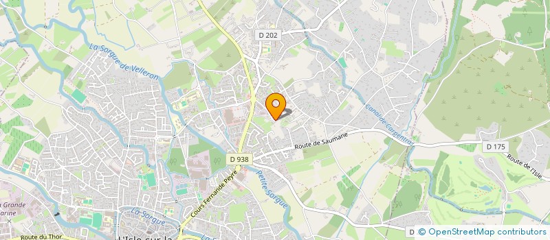 localisation de l'entreprise MONSIEUR MAX CARRION  L'ISLE-SUR-LA-SORGUE