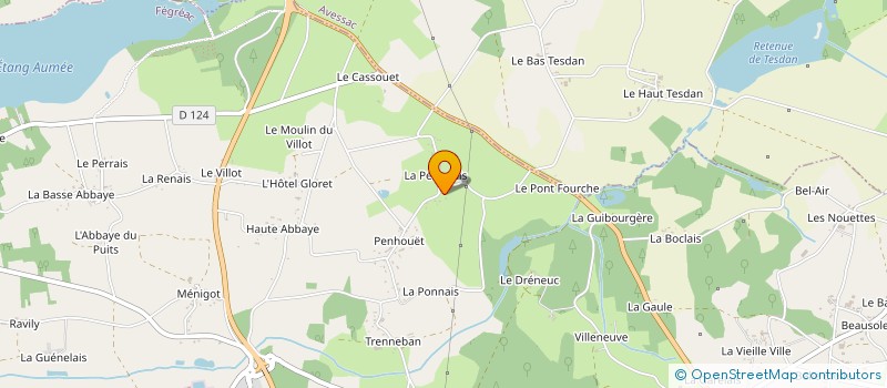 localisation de l'entreprise MONSIEUR MAX CAUX  FEGREAC