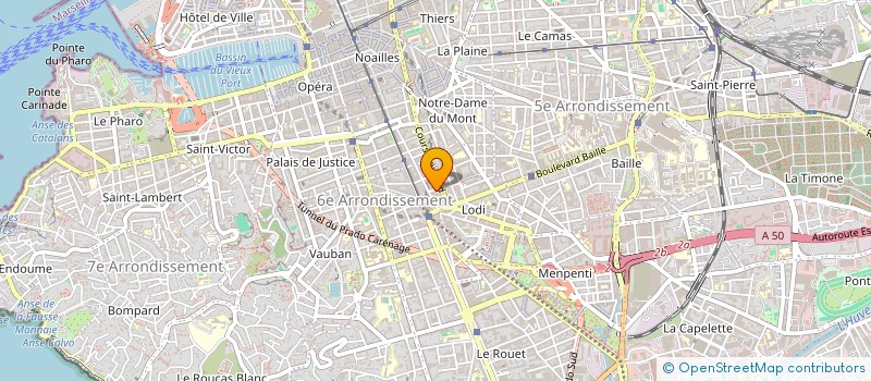 localisation de l'entreprise MONSIEUR MAX CHAPOTOT  MARSEILLE