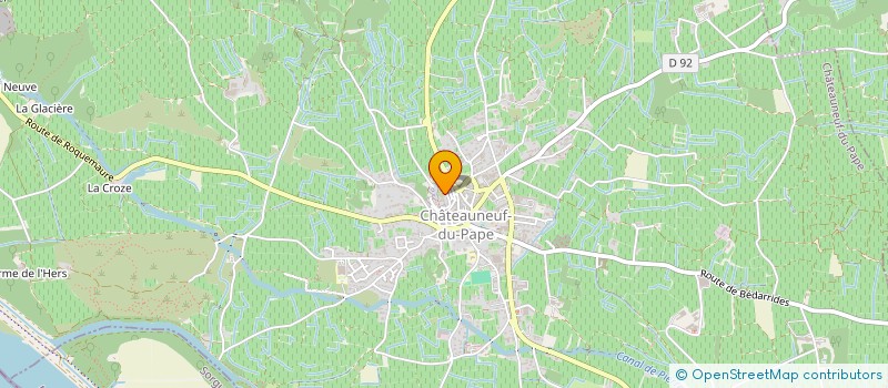 localisation de l'entreprise MONSIEUR MAX CHAPOUTIER  CHATEAUNEUF-DU-PAPE